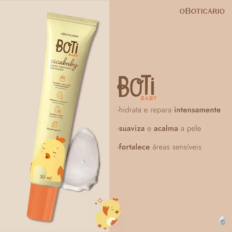 Boti Baby Cicababy o Boticário - Creme Reparador Hidratante 30ml