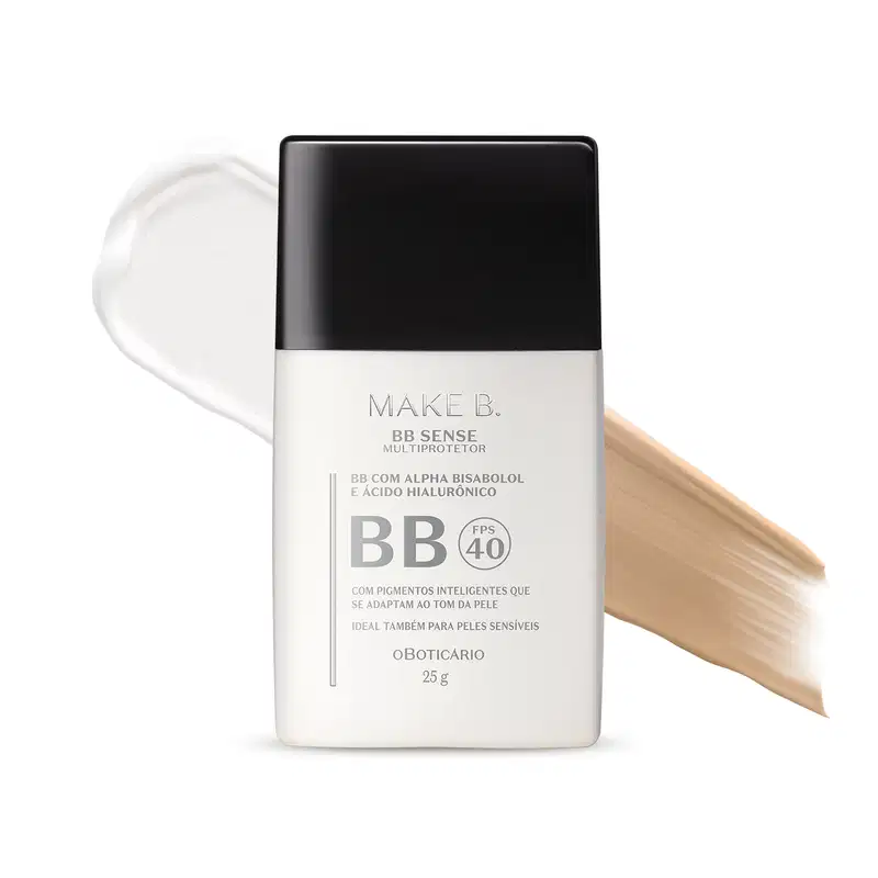 Make B. o Boticário BB Sense FPS40 Cor 2 - BB Cream Multiprotetor 25g
