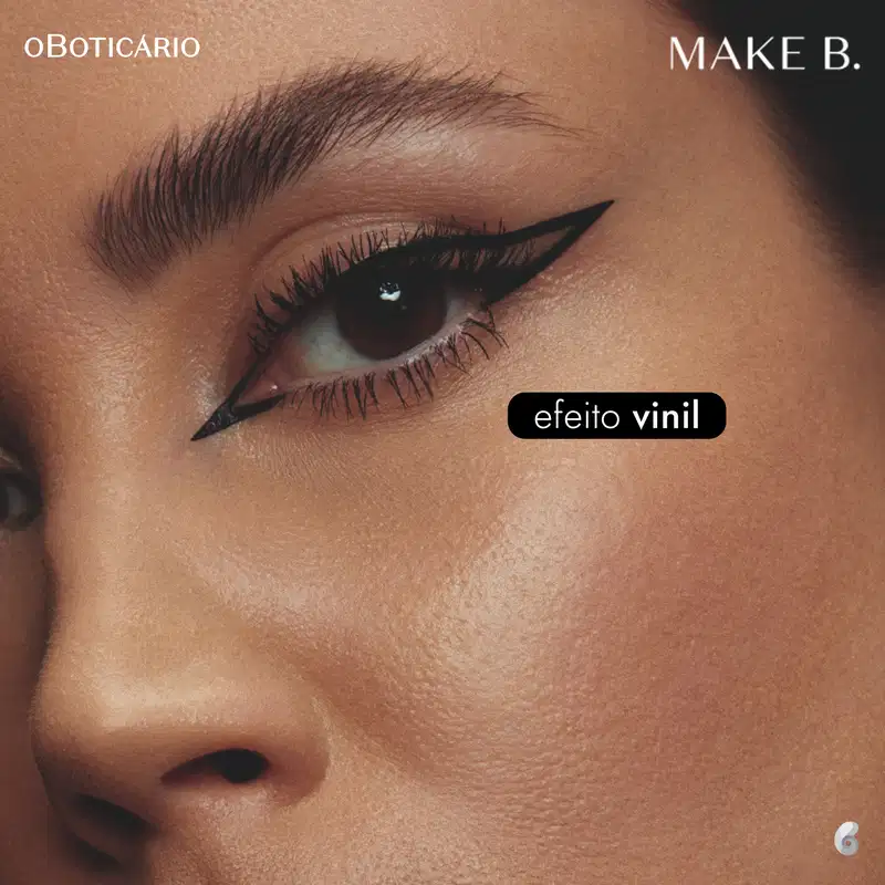 Make B. o Boticário Preto - Delineador Líquido Para Olhos 5ml