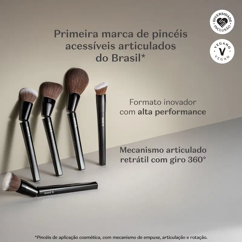 o Boticário Make B. - Pincel Espiral Acessível Articulado
