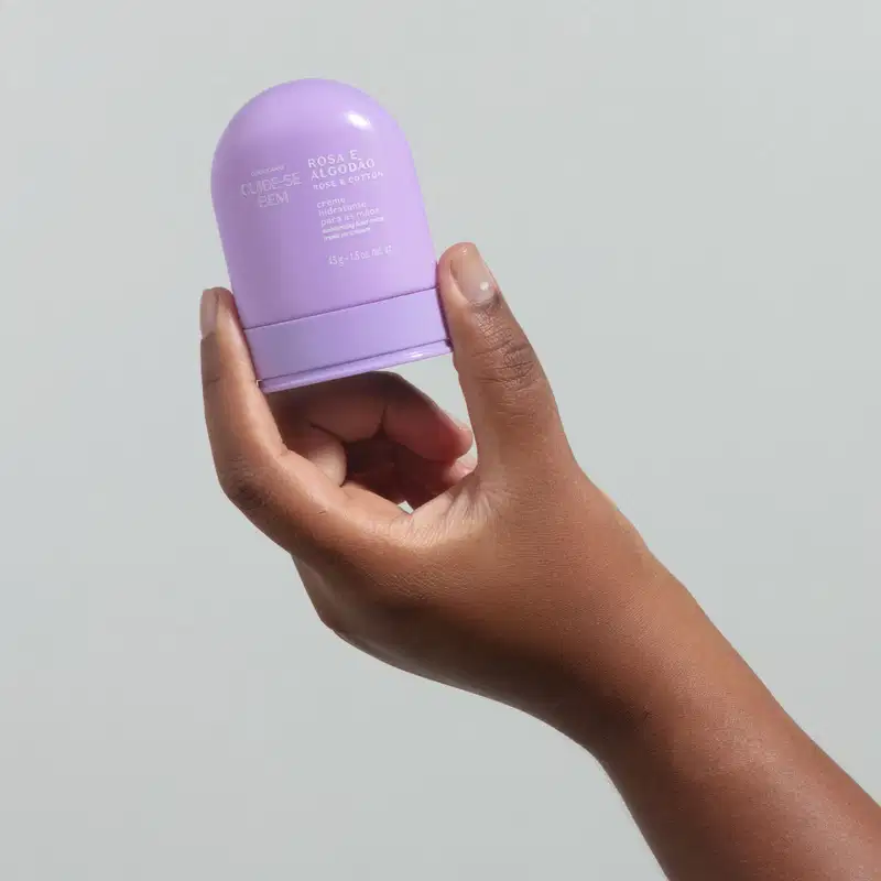 Cuide-se Bem Rosa e Algodão o Boticário - Creme Hidratante para Mãos 45g