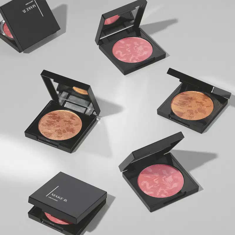Make B. o Boticário Marble Shine Gold - Blush Iluminador 8g