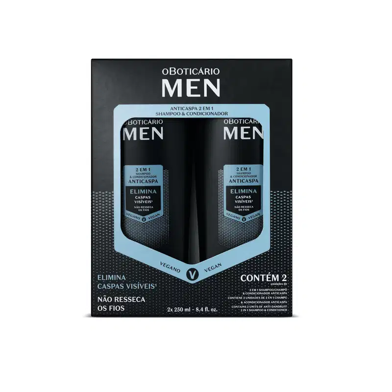 Kit Shampoo E Condicionador 2 em 1 Men (2 itens)