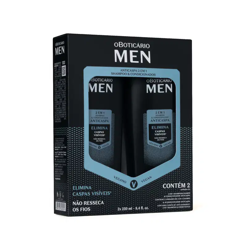 Kit Shampoo E Condicionador 2 em 1 Men (2 itens)