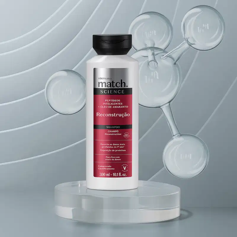 Shampoo Match Science Reconstrução 300ml