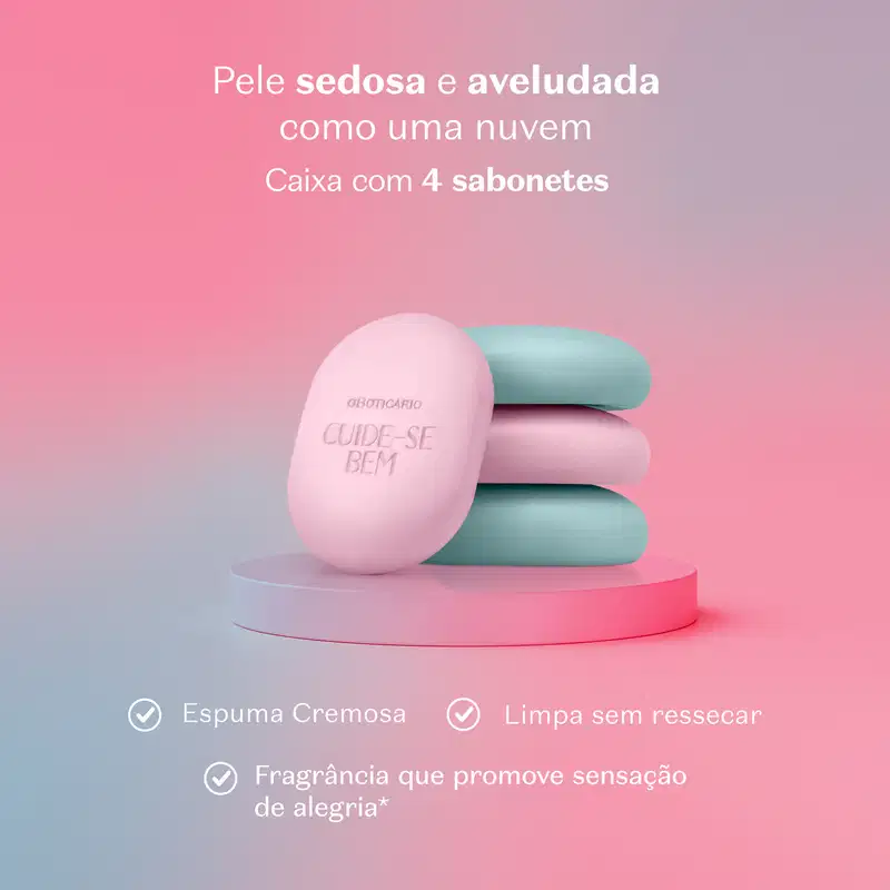 Kit Cuide-se Bem o Boticário Nuvem de Alegria (4 Unidades)