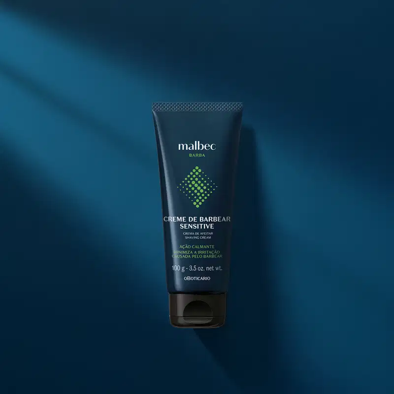 Creme de Barbear Sensitive Malbec Barba 100g