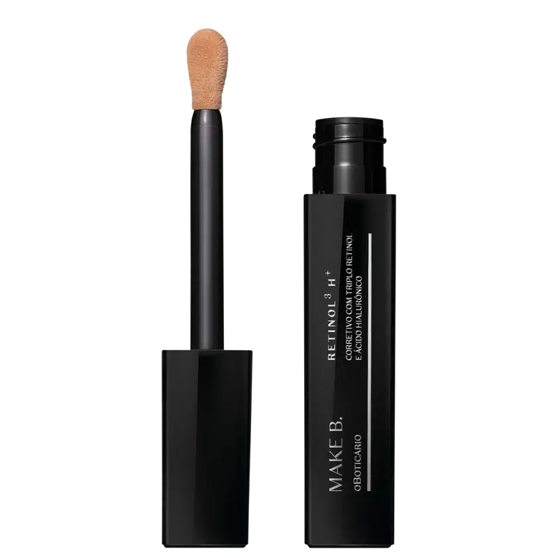 Make B. Retinol³ H+ o Boticário Cor 140Q - Corretivo Líquido 5,5ml