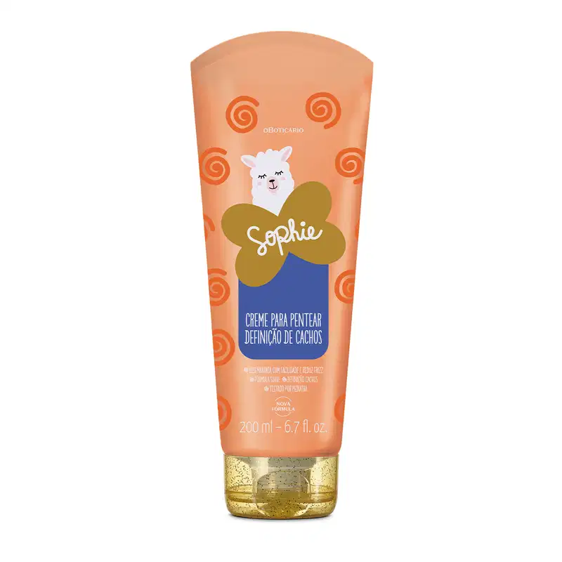 o Boticário Sophie Definição de Cachos - Creme Para Pentear Infantil 200ml