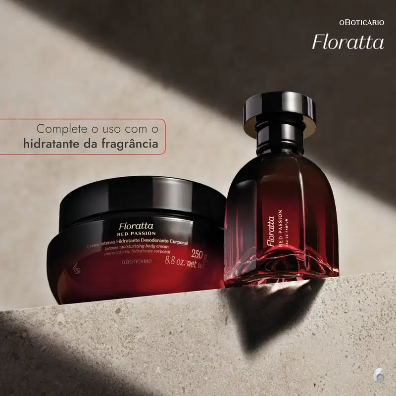 Floratta Red Passion o Boticário - Eau de Parfum Feminino 75ml