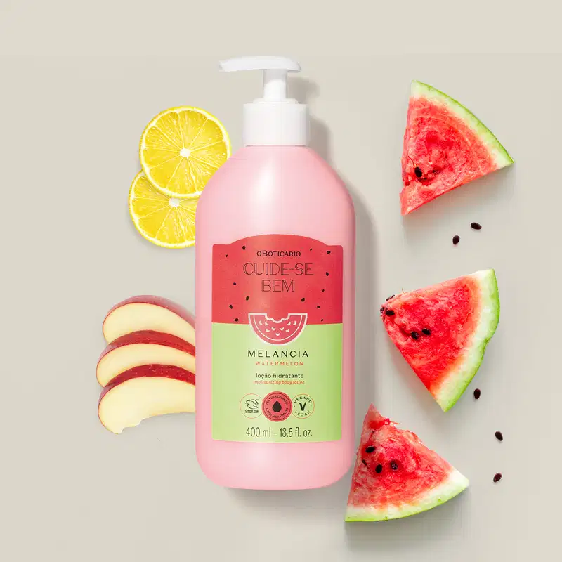 Loção Desodorante Hidratante Corporal Cuide-se Bem Melancia 400ml
