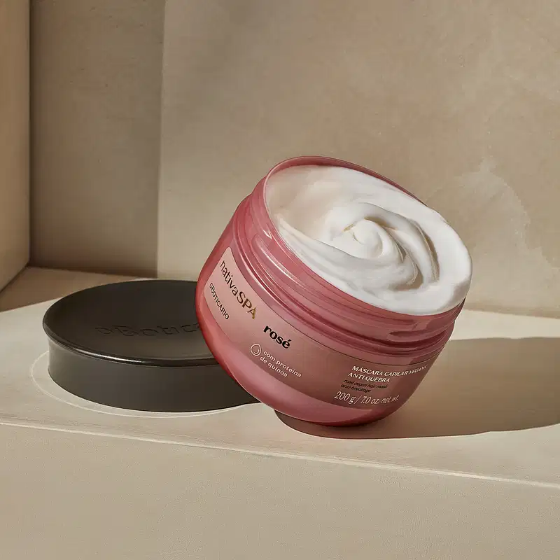 Máscara Vitalidade E Proteção Nativa Spa Rosé 200g