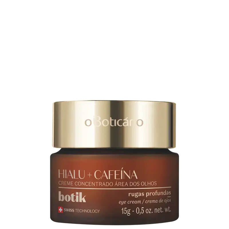 o Boticário Botik Hialu + Cafeína - Creme Concentrado para Área dos Olhos 15g
