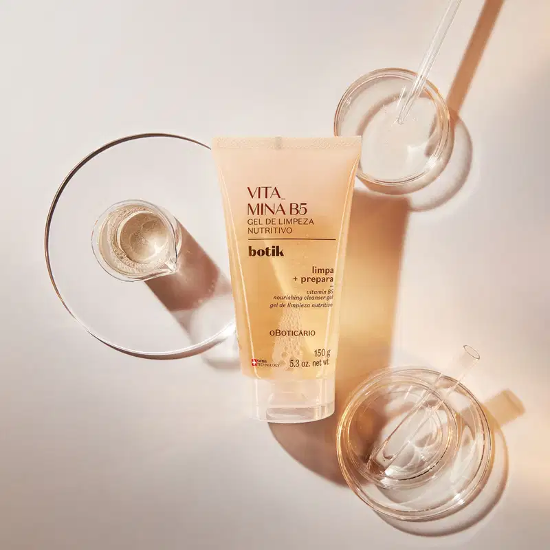 o Boticário Vitamina B5 Botik Nutritivo - Gel de Limpeza Facial 150g