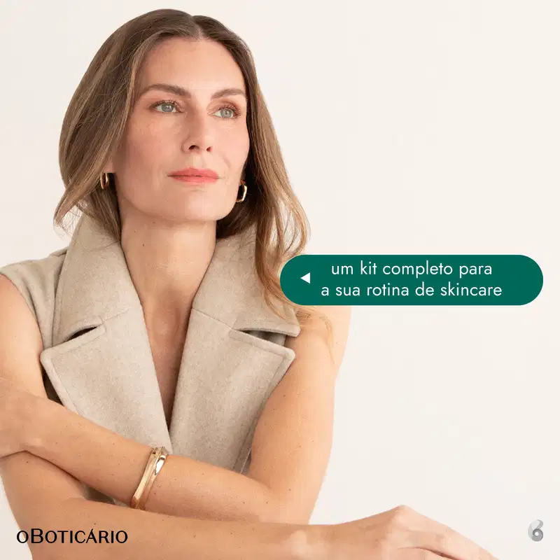 Kit o Boticário Botik Linha Facial Completo (5 Produtos)