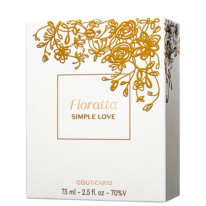 Floratta Simple Love o Boticário - Desodorante Colônia Feminino 75ml