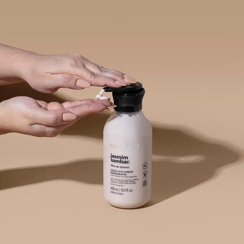 Loção Hidratante Desodorante Corporal Anti-stress Nativa SPA Jasmim Sambac 400ml