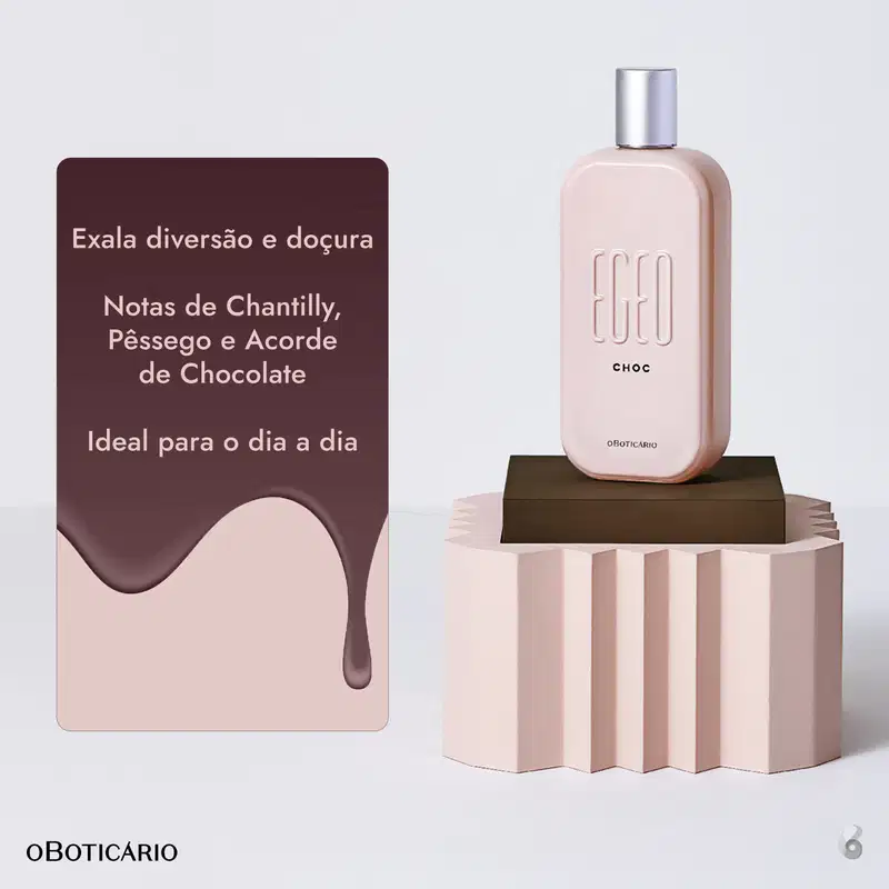 Egeo Choc Boticário - Desodorante Colônia Feminino 90ml