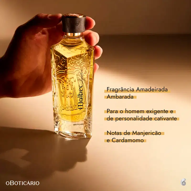 Malbec Signature o Boticário - Eau de Parfum Masculino 90ml