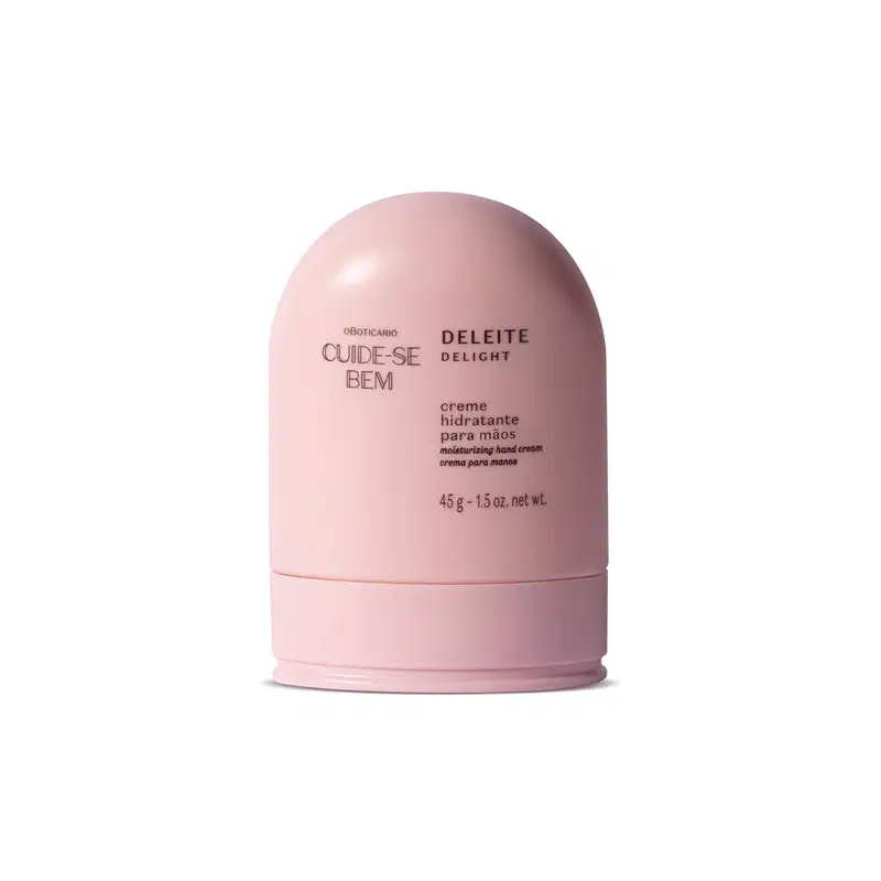Creme Para Mãos Hidratante Desodorante Cuide-se Bem Deleite 50g