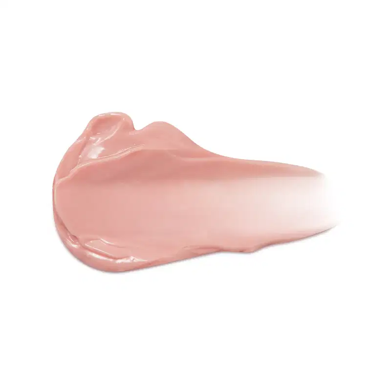 Textura cremosa e sedosa, com tonalidade rosada suave, evocando uma aparência aveludada e delicada, típica do óleo em creme corporal da linha Nativa SPA Ameixa.