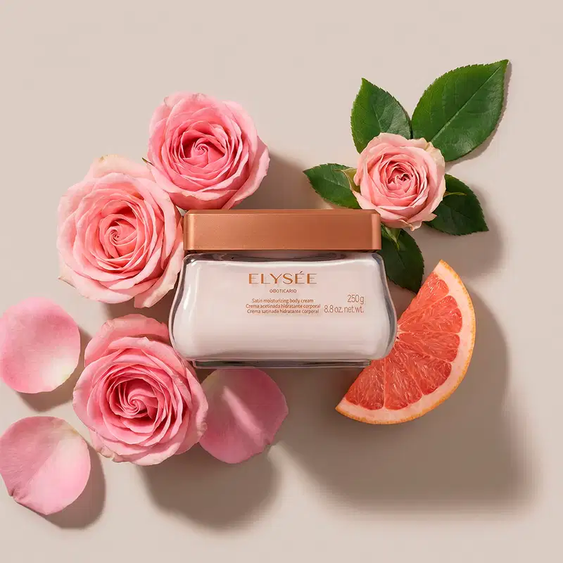 Elysée o Boticário - Creme Acetinado Hidratante Corporal 250g