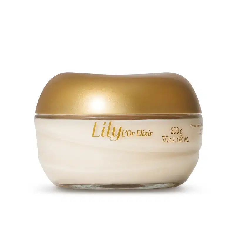 Creme Acetinado Hidratante Desodorante Corporal Lily L’Or Elixir 200g