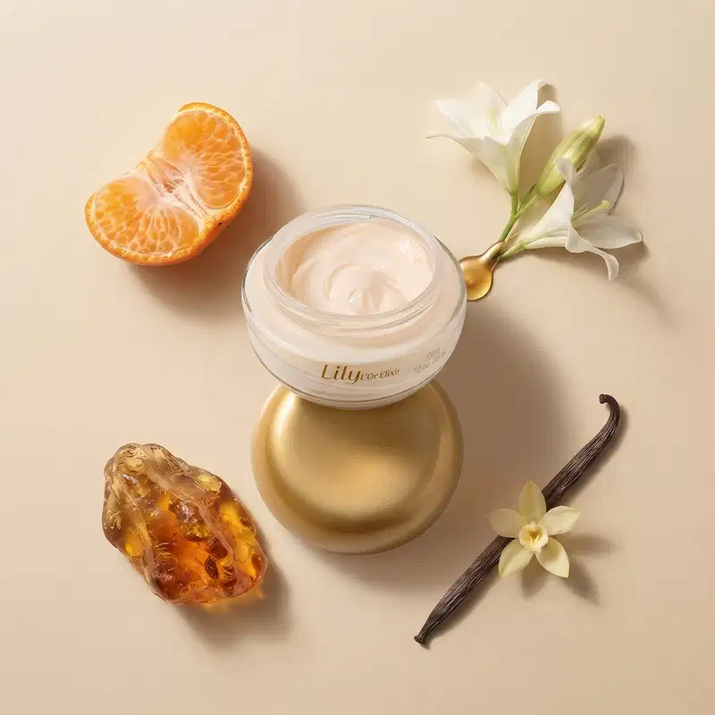 Creme Acetinado Hidratante Desodorante Corporal Lily L’Or Elixir 200g
