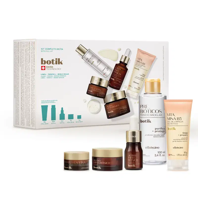 Mini Kit Completo Skincare Botik (5 itens)