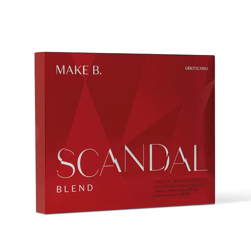 Paleta De Maquiagem Multifuncional Make B. Scandal Blend 55,7g