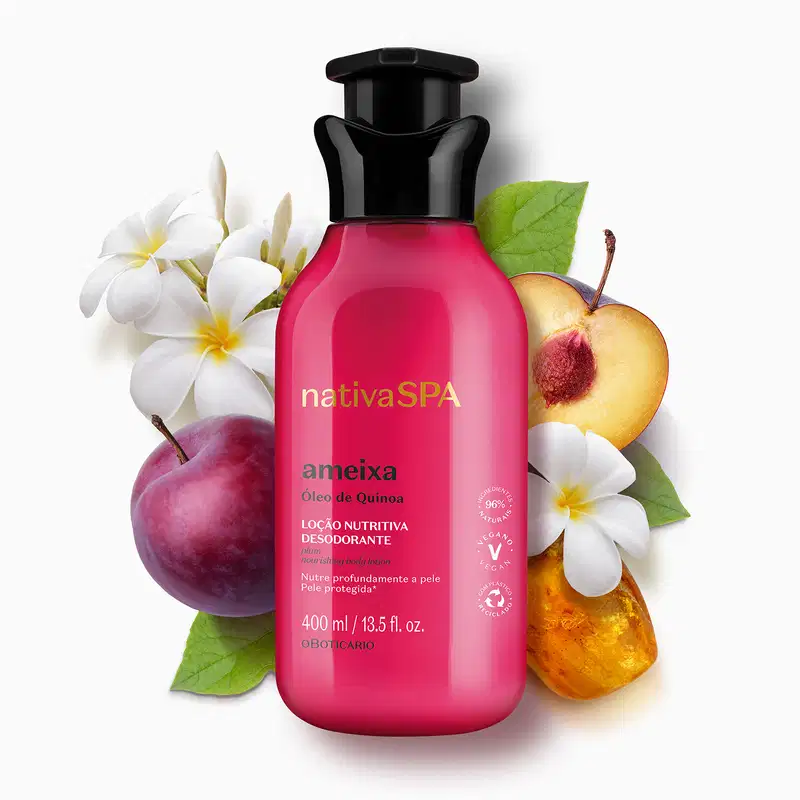 Loção Hidratante Desodorante Corporal Nativa SPA Ameixa 400ml