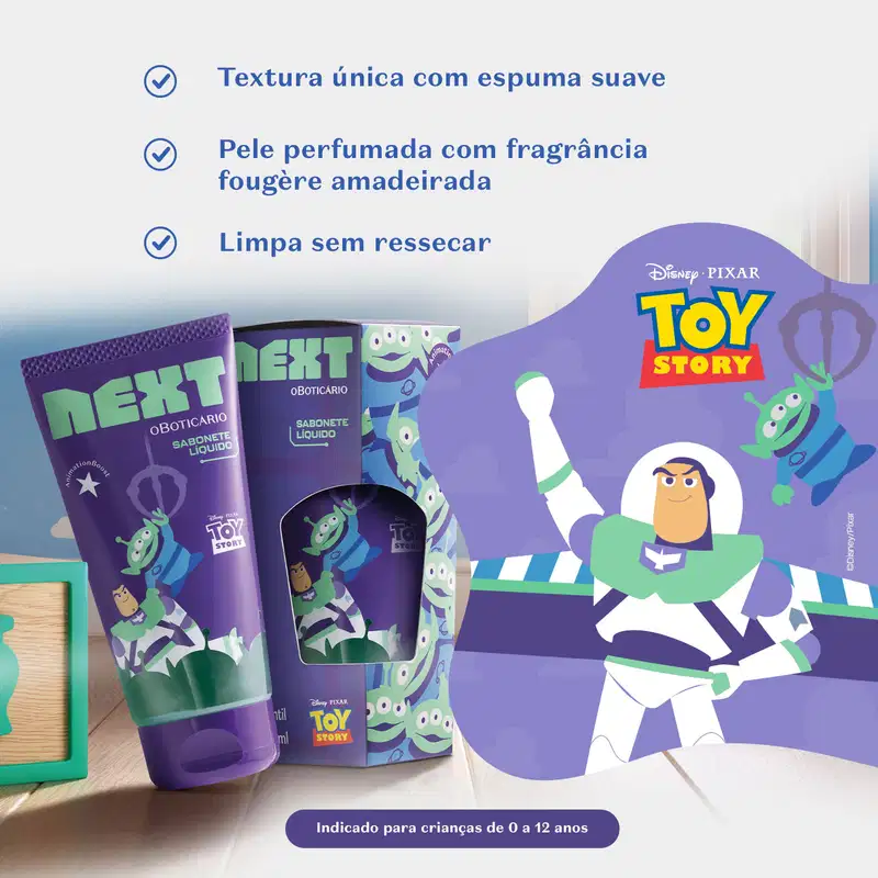 Sabonete Líquido Next Toy Story Gosma Intergaláctica 150ml