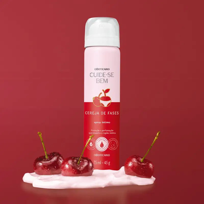 Cuide-se Bem Cereja De Fases o Boticário - Spray Íntimo Desodorante 75ml