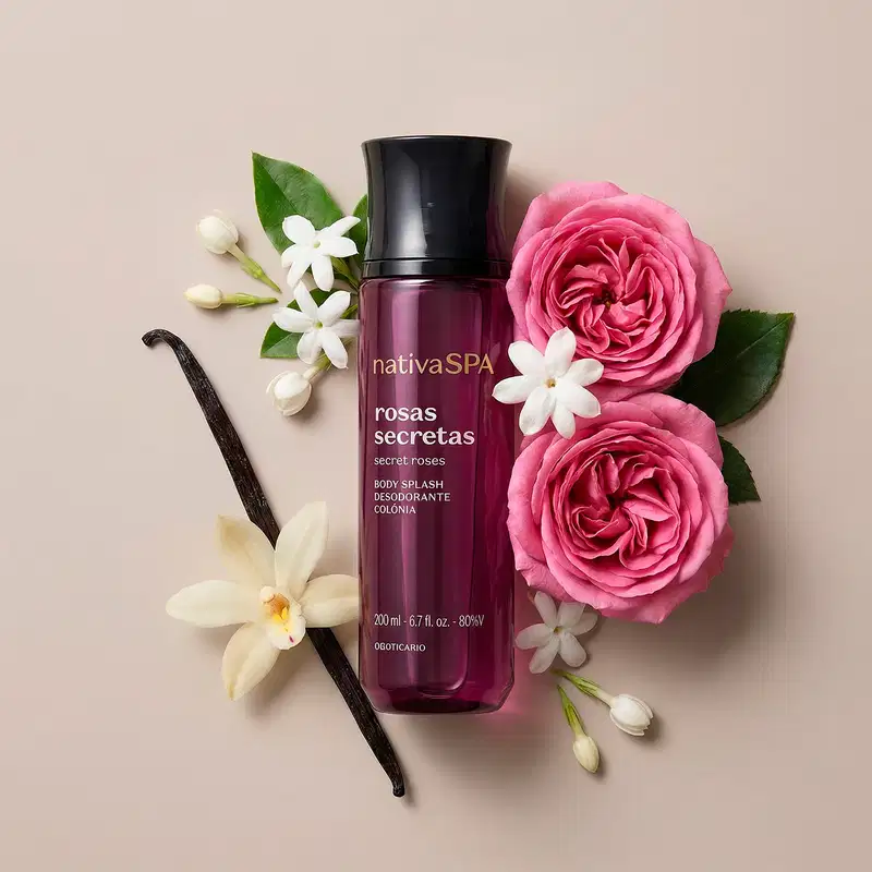 Body Splash Nativa Spa Rosas Secretas 200ml