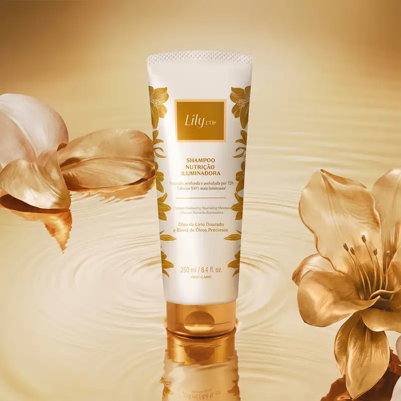 Shampoo Nutrição Iluminadora Lily L’Or 250ml