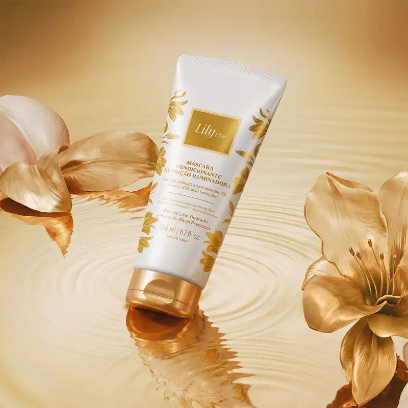 Máscara Condicionante Nutrição Iluminadora  Lily L’Or 200ml