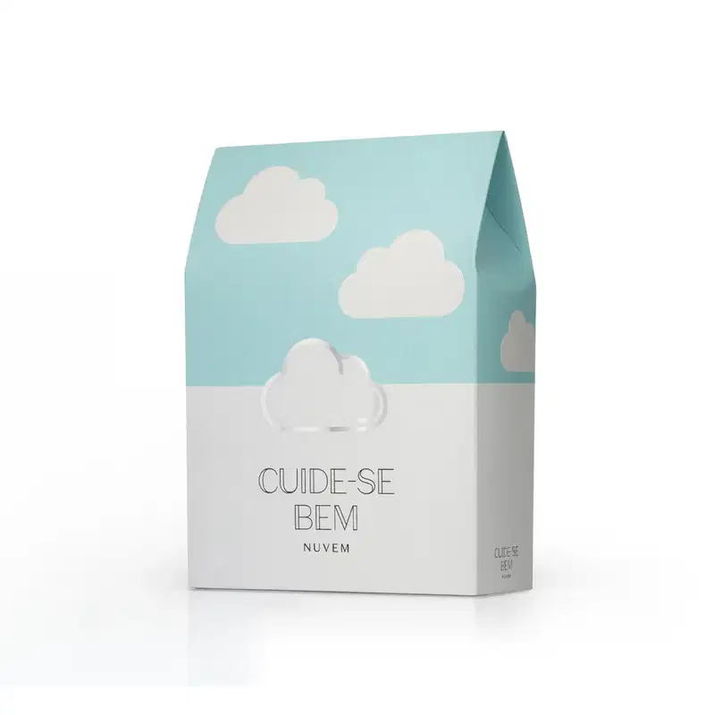 Kit Presente Cuide-se Bem Nuvem (2 Itens)