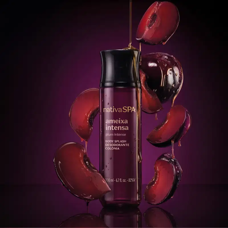 Body Splash Desodorante Colônia Nativa Spa Ameixa Intensa 200ml