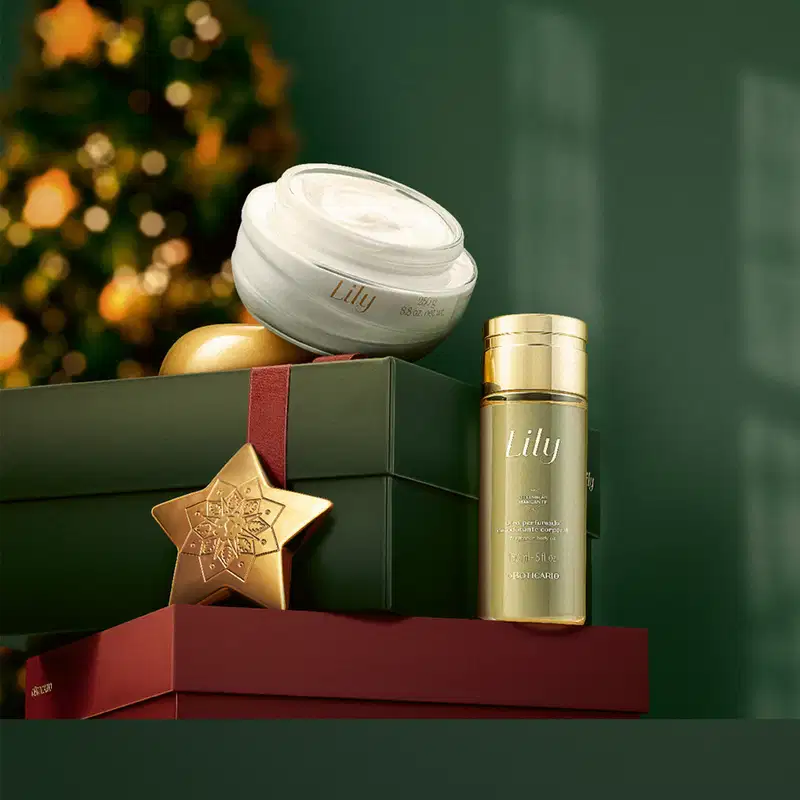 Kit Presente Natal Lily Acetinados (2 itens)