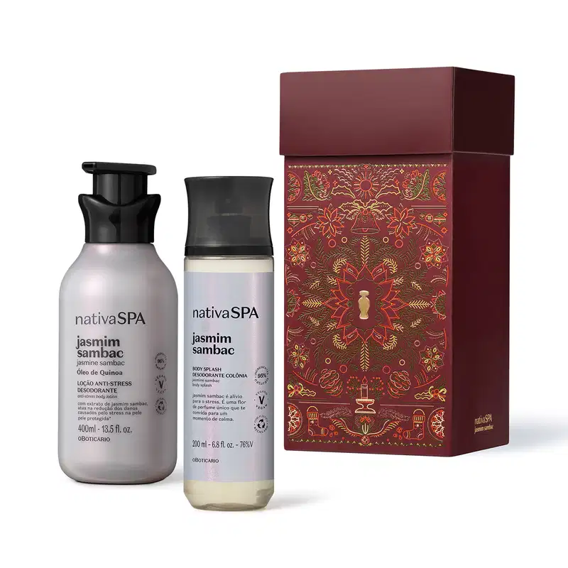 Kit Presente Natal Nativa Spa Jasmim Sambac (2 itens)