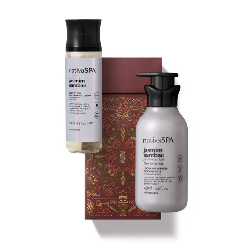 Kit Presente Natal Nativa Spa Jasmim Sambac (2 itens)