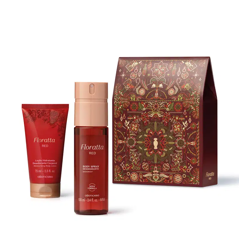 Kit Presente Natal Floratta Red (2 itens)