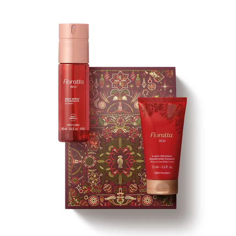Kit Presente Natal Floratta Red (2 itens)