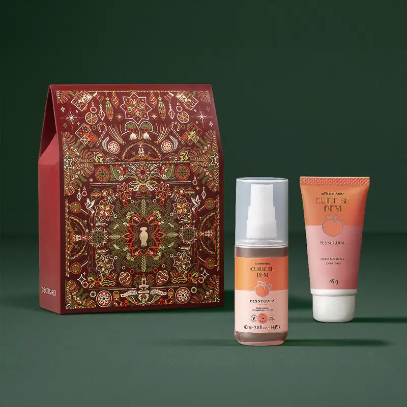 Kit Presente Natal Cuide-se Bem Pessegura (2 itens)