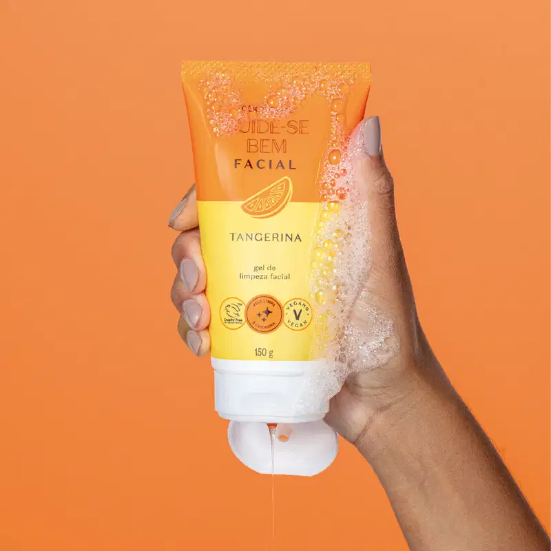Cuide-se Bem Feira Tangerina o Boticário - Gel de Limpeza Facial 150g