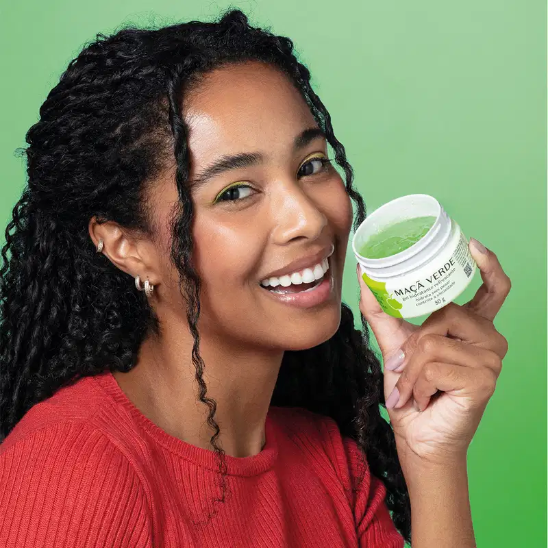 Cuide-se Bem Feira Maçã Verde o Boticário - Gel Hidratante Refrescante Facial 80g