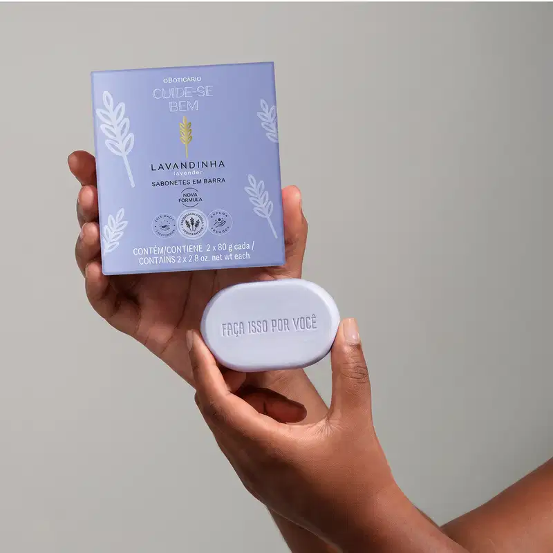 Kit Sabonetes em Barra Cuide-se Bem Lavandinha 2x80g