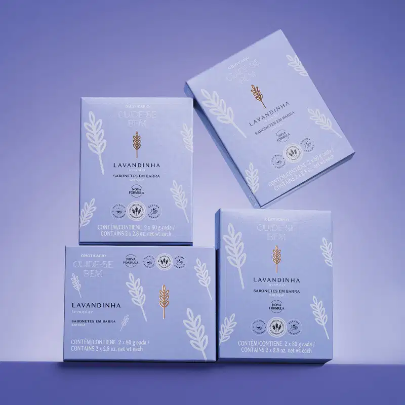 Kit Sabonetes em Barra Cuide-se Bem Lavandinha 2x80g