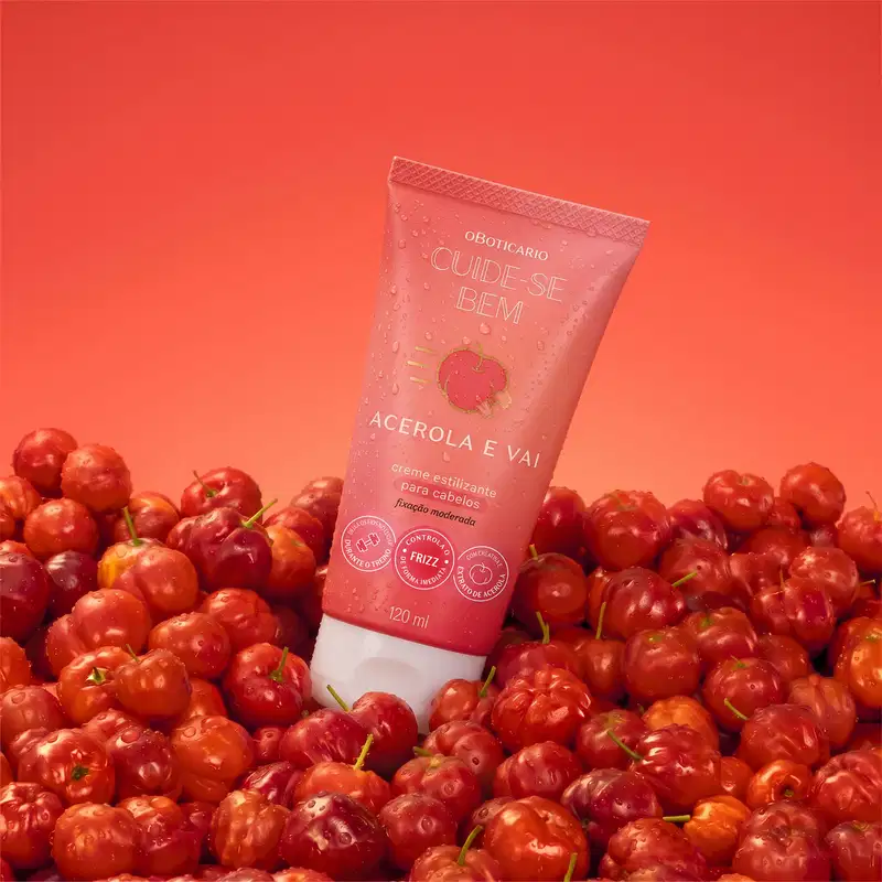 Creme Estilizante Capilar Cuide-se Bem Acerola e Vai 120ml