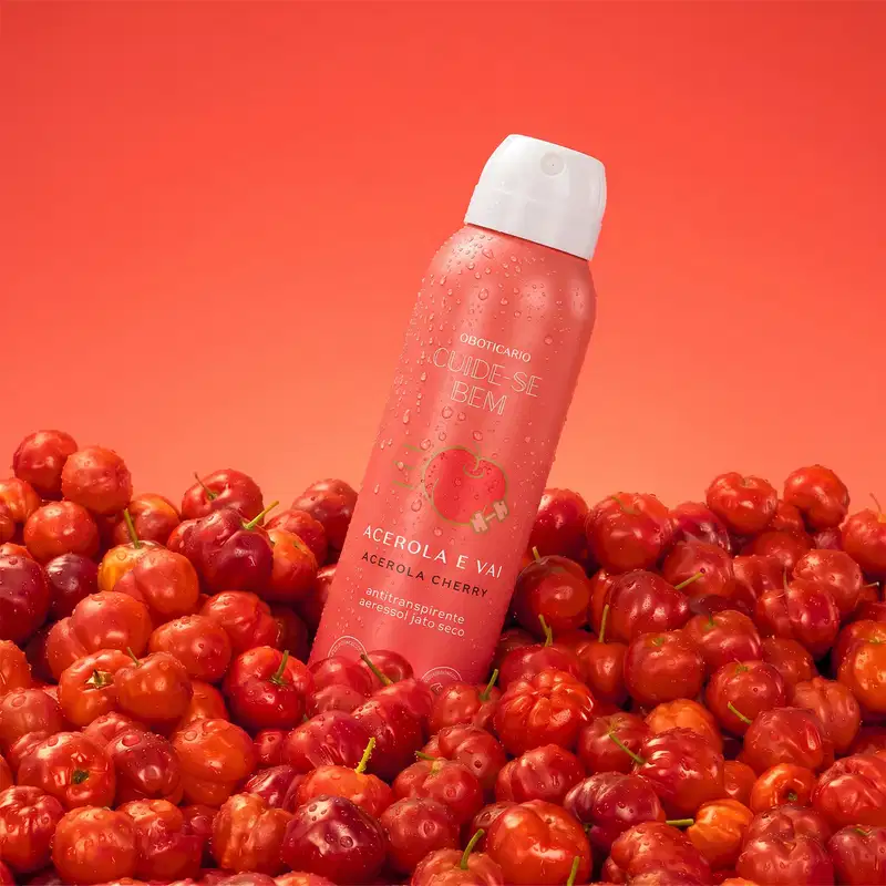 Desodorante Antitranspirante Aerossol Cuide-se Bem Acerola e Vai 150ml